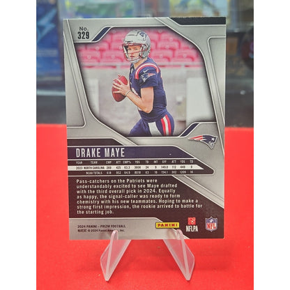 Drake Maye 2024 Panini Prizm #329