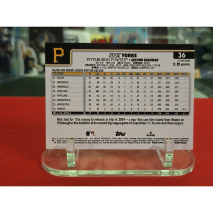 2025 Topps Chrome Logofractor Edition - Nick Yorke #36 Blue Logo