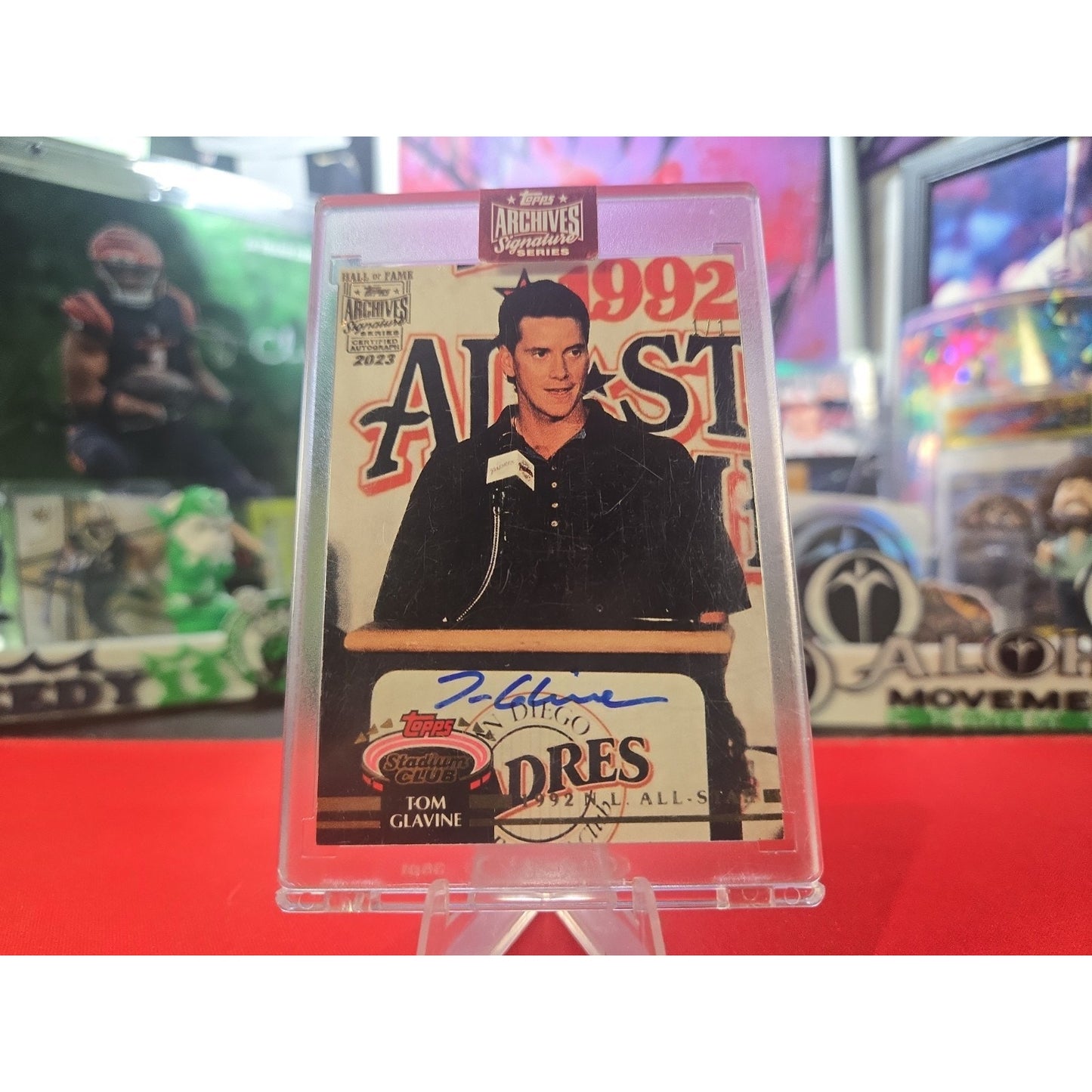 Tom Glavine 1/1 Auto 2023 Topps Archives On Card Auto
