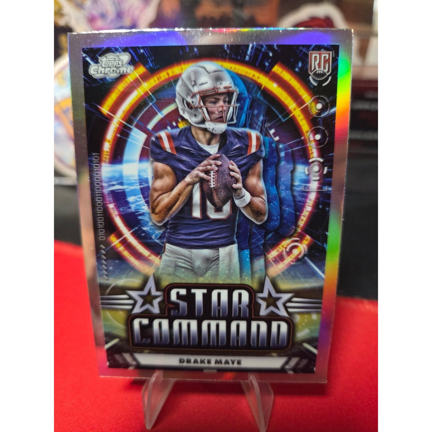 Drake Maye 2024 Topps Cosmic Chrome - Star Command #SC-17 (RC)