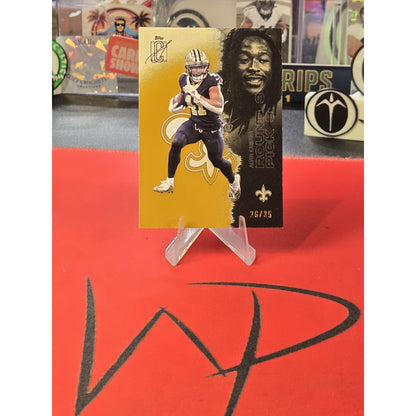 Alvin Kamara /35 2025 Topps Signature Class- 3rd Round Pick 3 #90