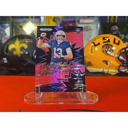 Riley Leonard /25 Pink Pulsar 2025 Prizm Draft Picks Rookie Instant Impact