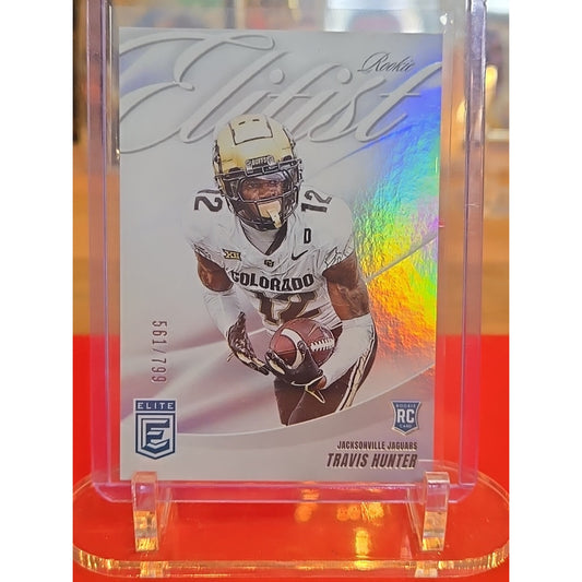 Travis Hunter 2025 Donruss Elite RC Elitist /799 JAGUARS WR/CB