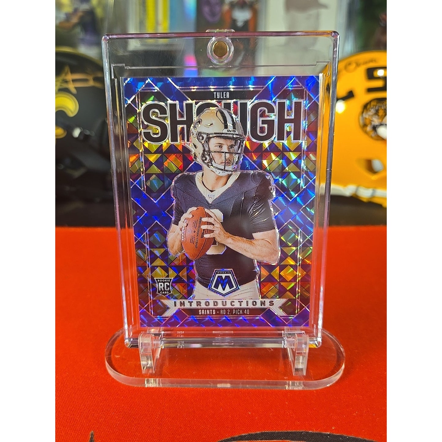 Tyler Shough /99 RC 2025 Mosaic Introdouctions Blue