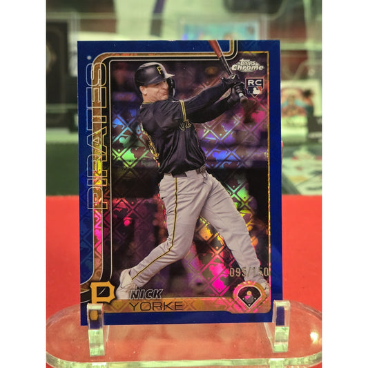 2025 Topps Chrome Logofractor Edition - Nick Yorke #36 Blue Logo