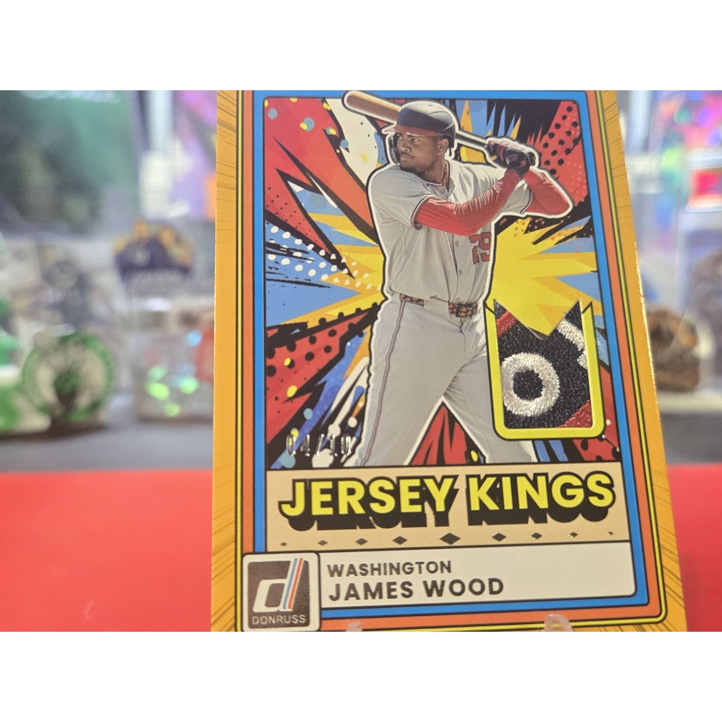 James Wood Jersey /10 Gold Donruss 2026 Nationals Jersey Kings