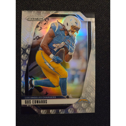 Gus Edwards /3 White Knight 2024 Panini Prizm #158
