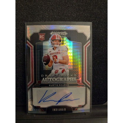 Kurtis Rourke 2025 Prizm Draft Picks Draft Picks Autographs Rookie Silver Prizm