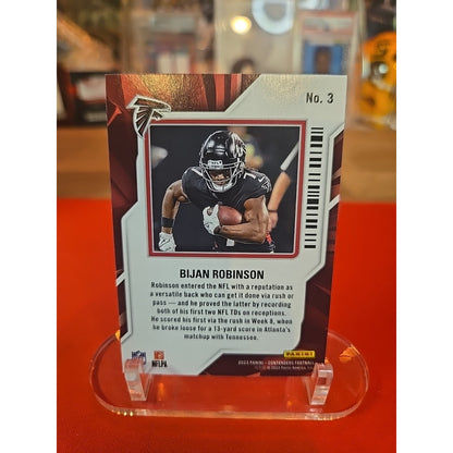 2023 Panini Contenders - Rookie of the Year Contenders Bijan Robinson #3 (RC)