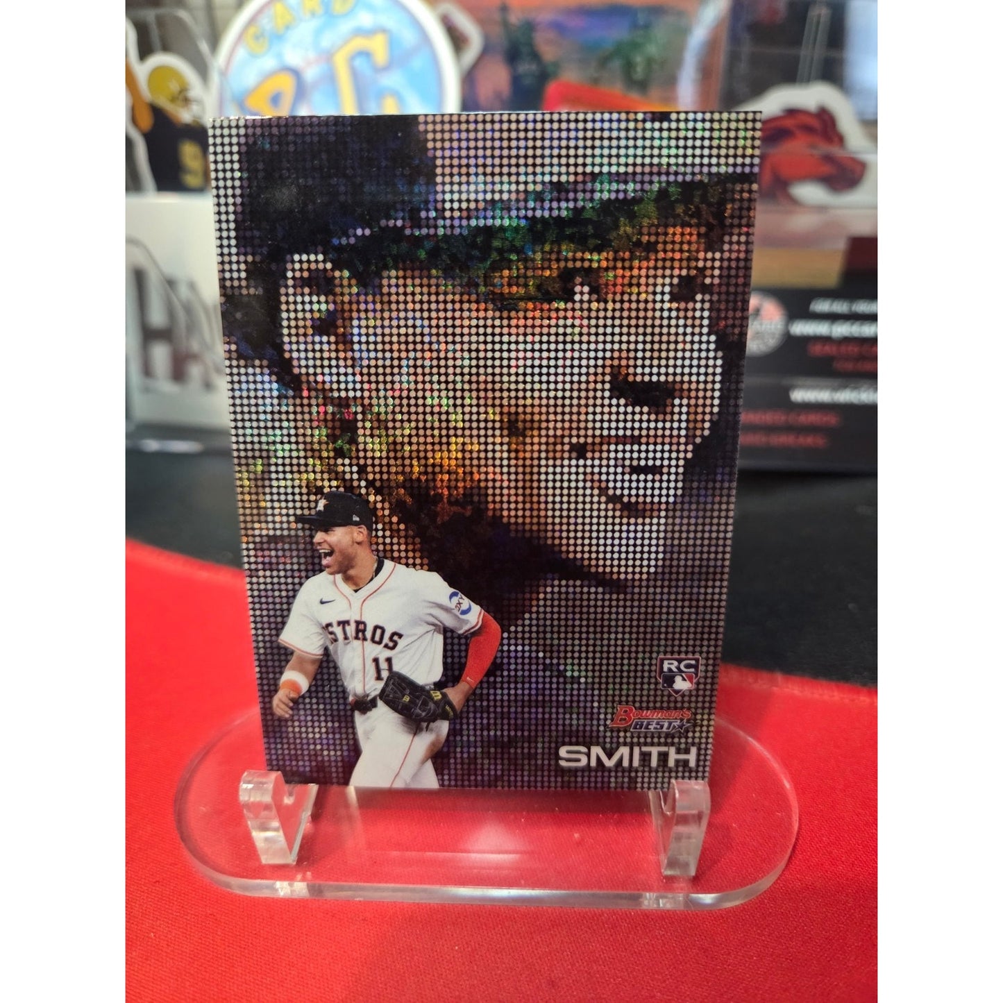 2025 Bowman’s Best Cam Smith Pixel Portraits Houston Astros