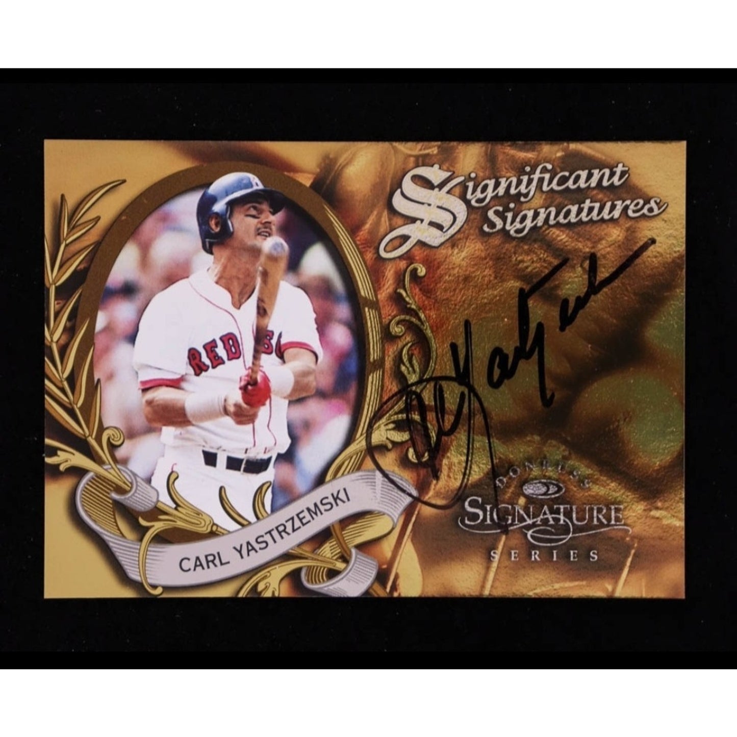 Carl Yastrzemski /2000 Auto 1997 Donruss Signature Series Autographed Red Sox