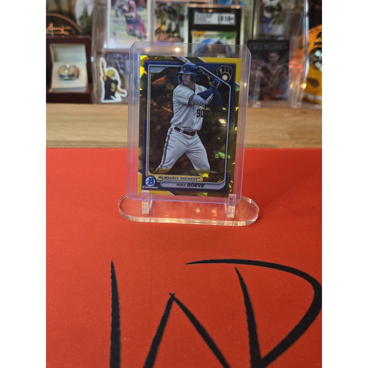 Mike Boeve /50 Gold 2024 Bowman Sapphire Edition - Chrome Prospects #BCP-138