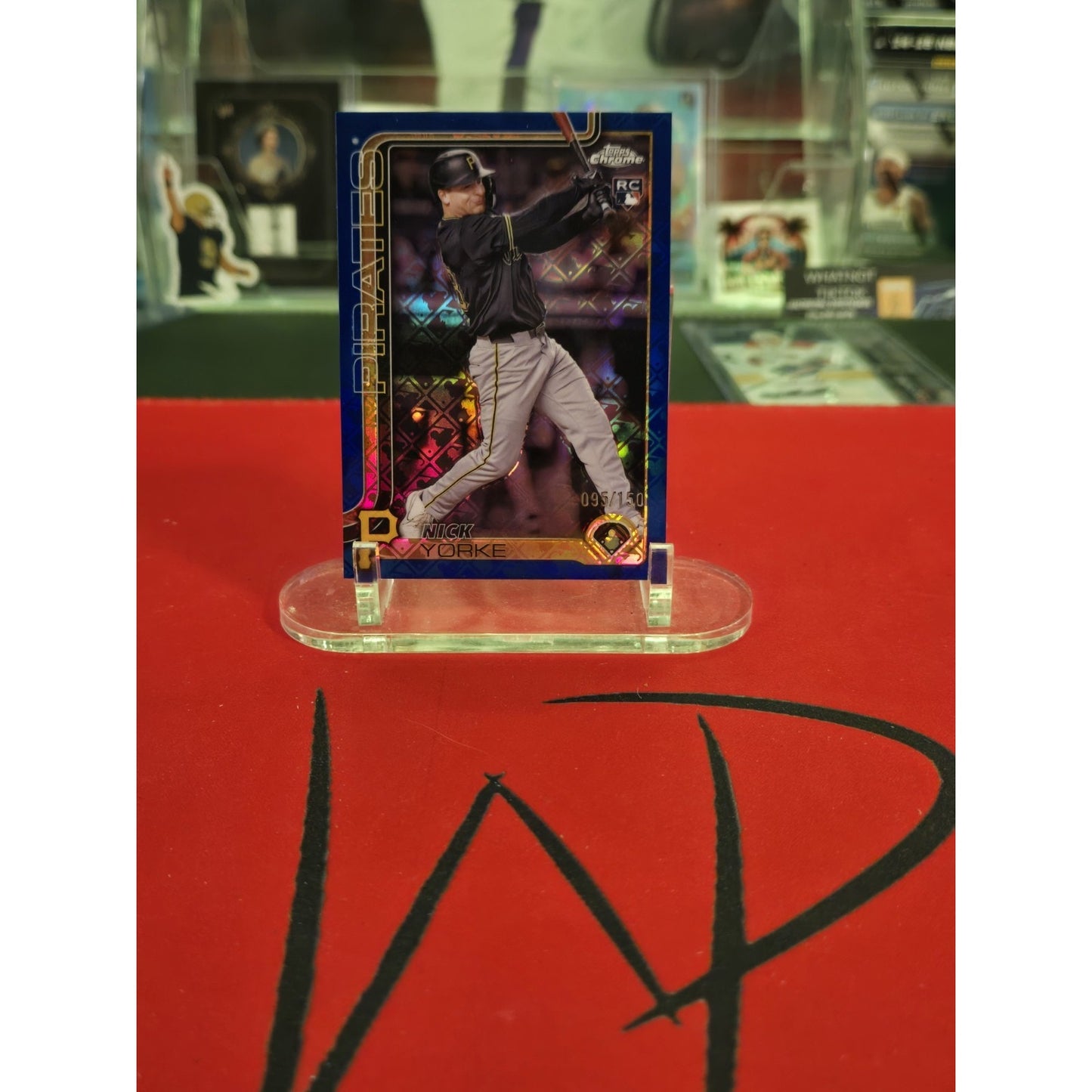 2025 Topps Chrome Logofractor Edition - Nick Yorke #36 Blue Logo