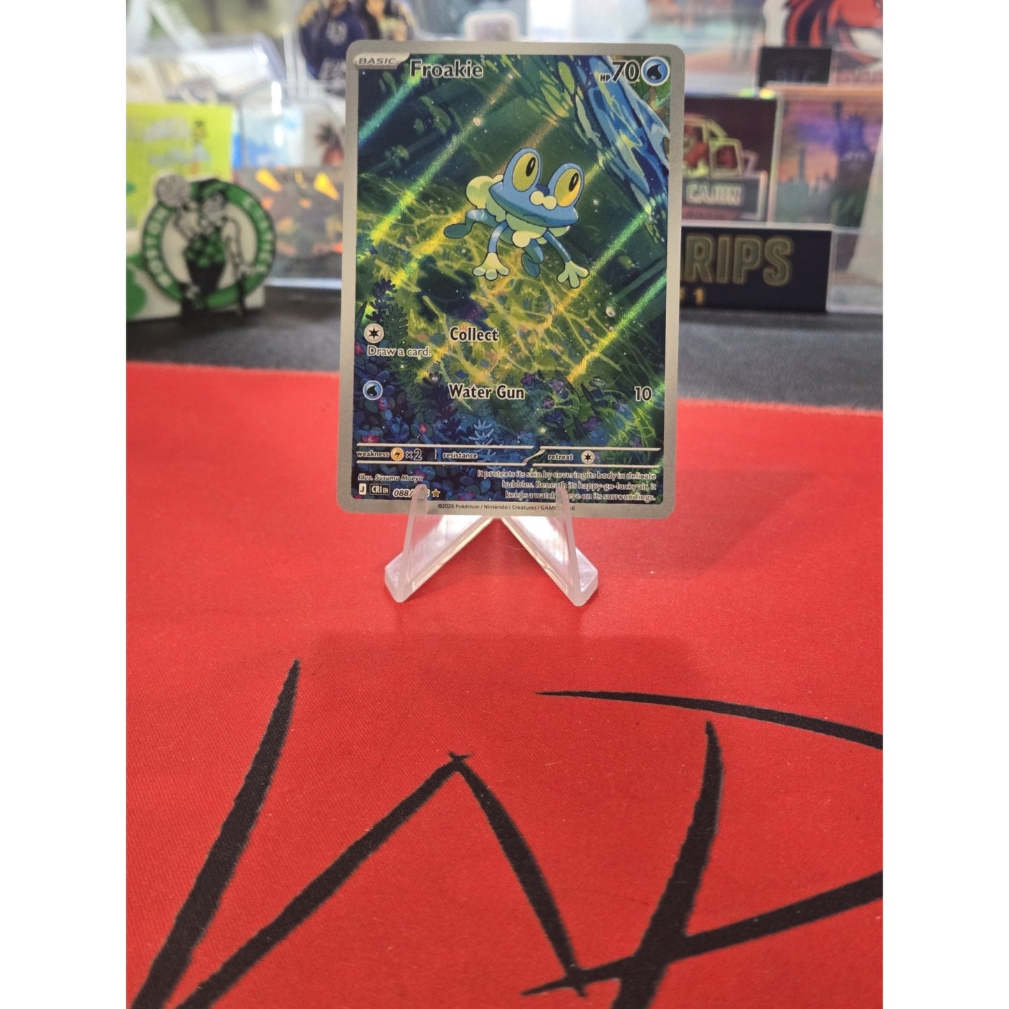 The Pokémon Company Froakie 038/064 Shrouded Fable IR Holo Full Art 70 HP