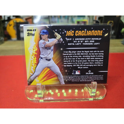 Jac Caglianone Meteoric Rise MOJO 2025 Bowman Chrome MR-17 Royals 👀🔥⚾️
