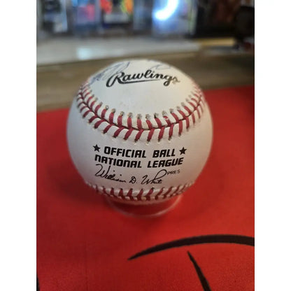 9 Hof Auto Ball Inc. W.Mays Marichal Matthews Feller Slaughter Snider JSA