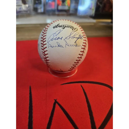 9 Hof Auto Ball Inc. W.Mays Marichal Matthews Feller Slaughter Snider JSA