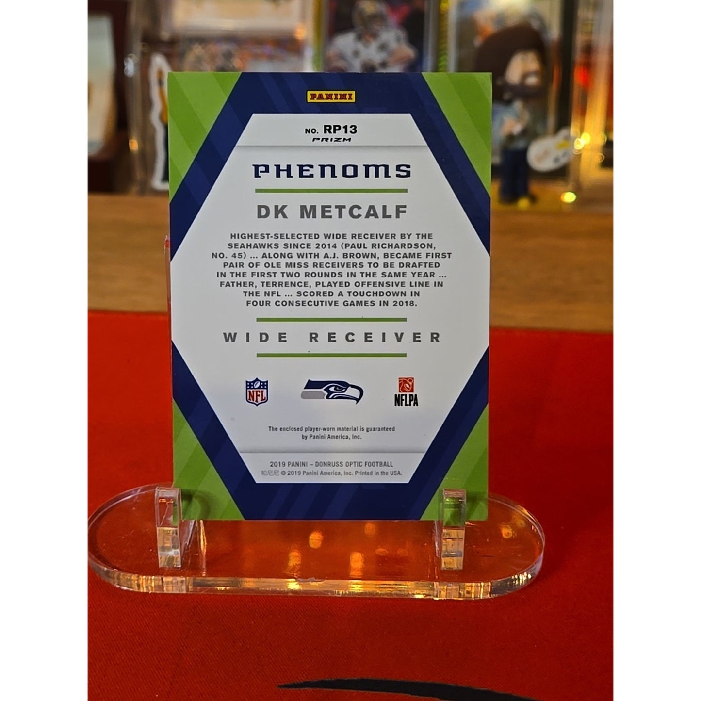 2019 Panini Donruss Optic - Rookie Phenoms DK Metcalf #RP13 (MEM, RC)