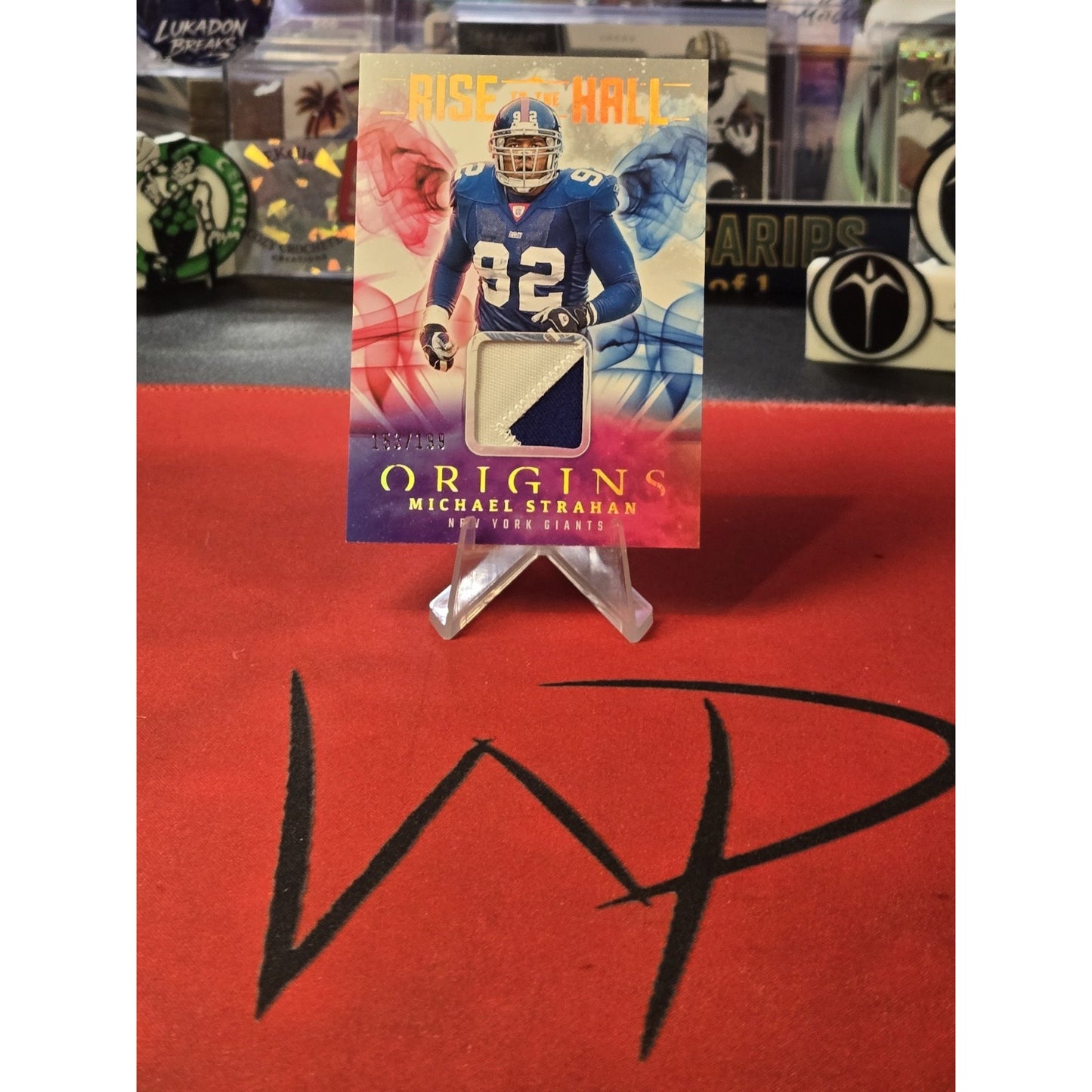 Michael Strahan /199 Patch 2025 Panini Origins - Rise to the Hall #RTH-MST