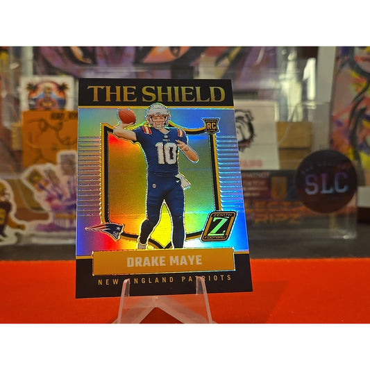 Drake Maye RC Case Hit 2024 Panini Zenith The Shield Silver Prizm Holo