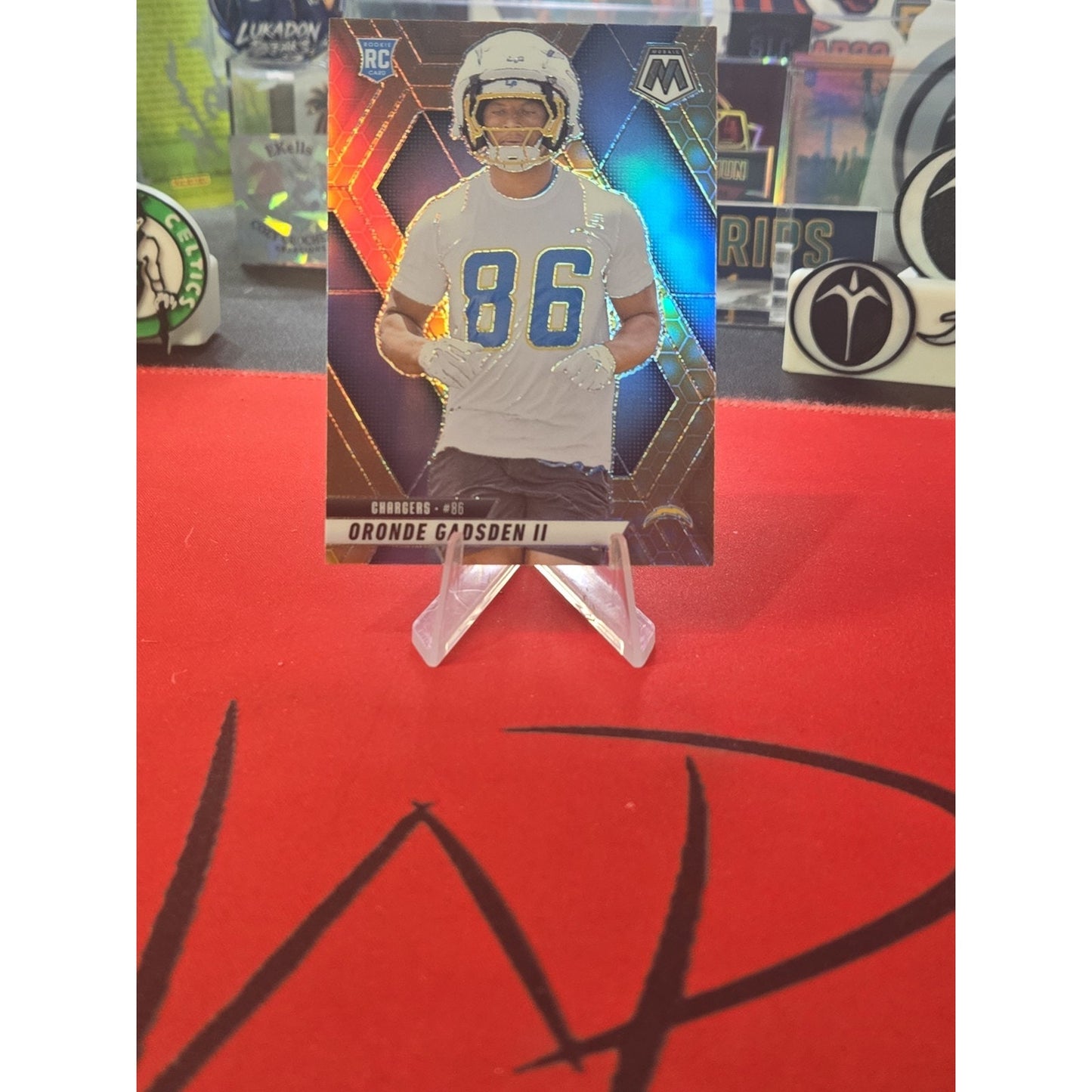 Oronde Gadsden II Honeycomb Case Hit 2025 Panini Mosaic Rookie Prizm