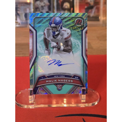 Malik Nabers /249 Auto 2024 Topps Resurgence - Rookie Signatures #RRS-MN