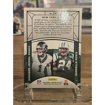 Ahmad Gardner, Darrelle Revis /99 2024 Obsidian - Eclipsing Legends #24