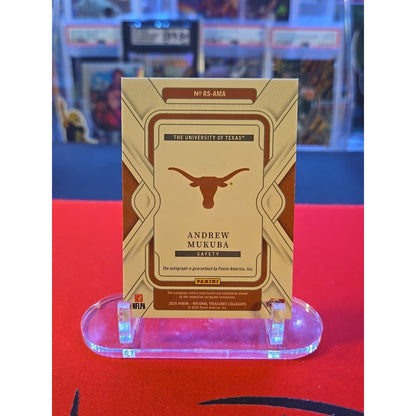 2025 Panini National Treasures Collegiate Andrew Mukuba /49