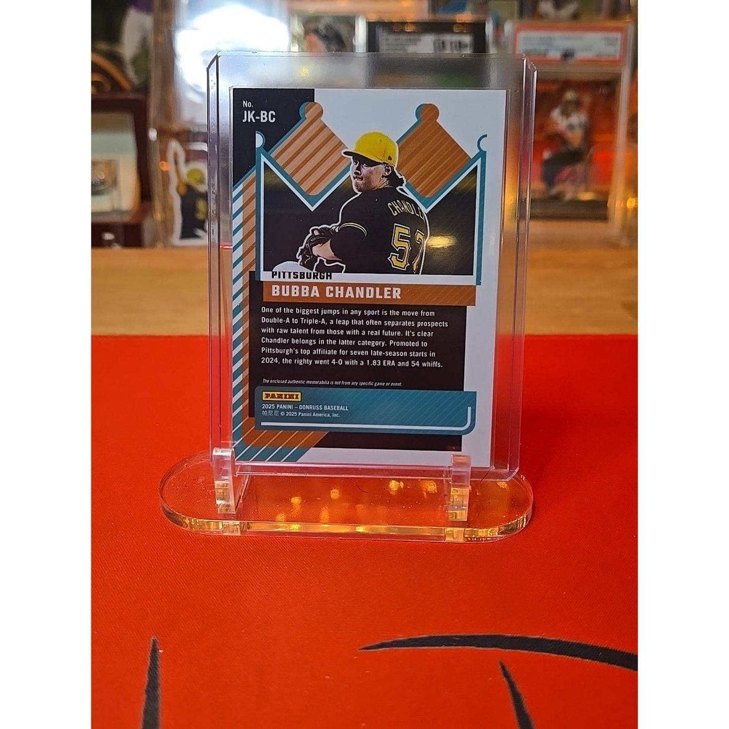 2025 Panini Donruss - Jersey Kings Bubba Chandler #JK-BC Red /99 (RC)