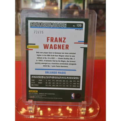Franz Wagner/25 Donruss Optic 2023-24 Fast Break Pink Disco Prizm #109