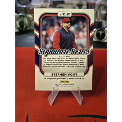 Stephen Vogt /75 Auto 2026 Panini Donruss - Signature Series #SS-SV Blue