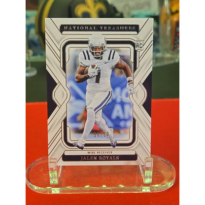 Jalen Royals /99 RC 2025 Panini National Treasures Collegiate