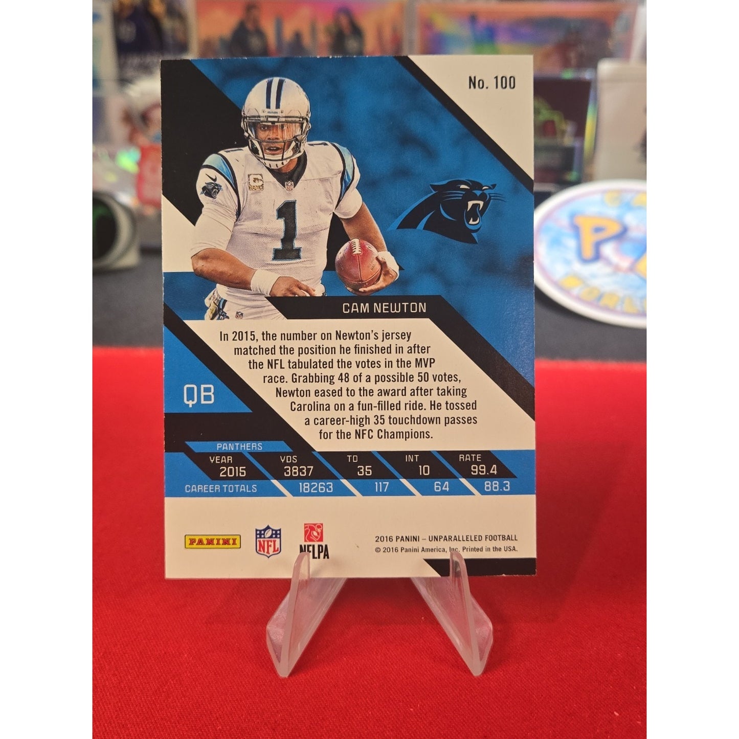 Cam Newton /10 2016 Panini Unparalleled #100