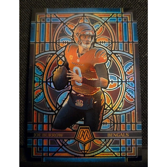 2025 Joe Burrow Panini Mosaic Stained Glass #5 Normal Size Case Hit