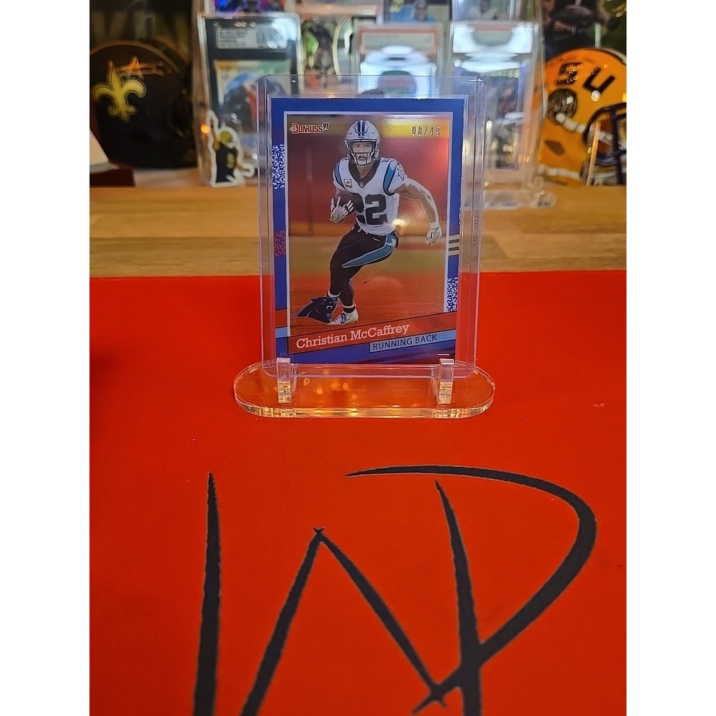 Christian McCaffrey 2021 Panini Clearly Donruss - Clearly Retro 1991 #91-2