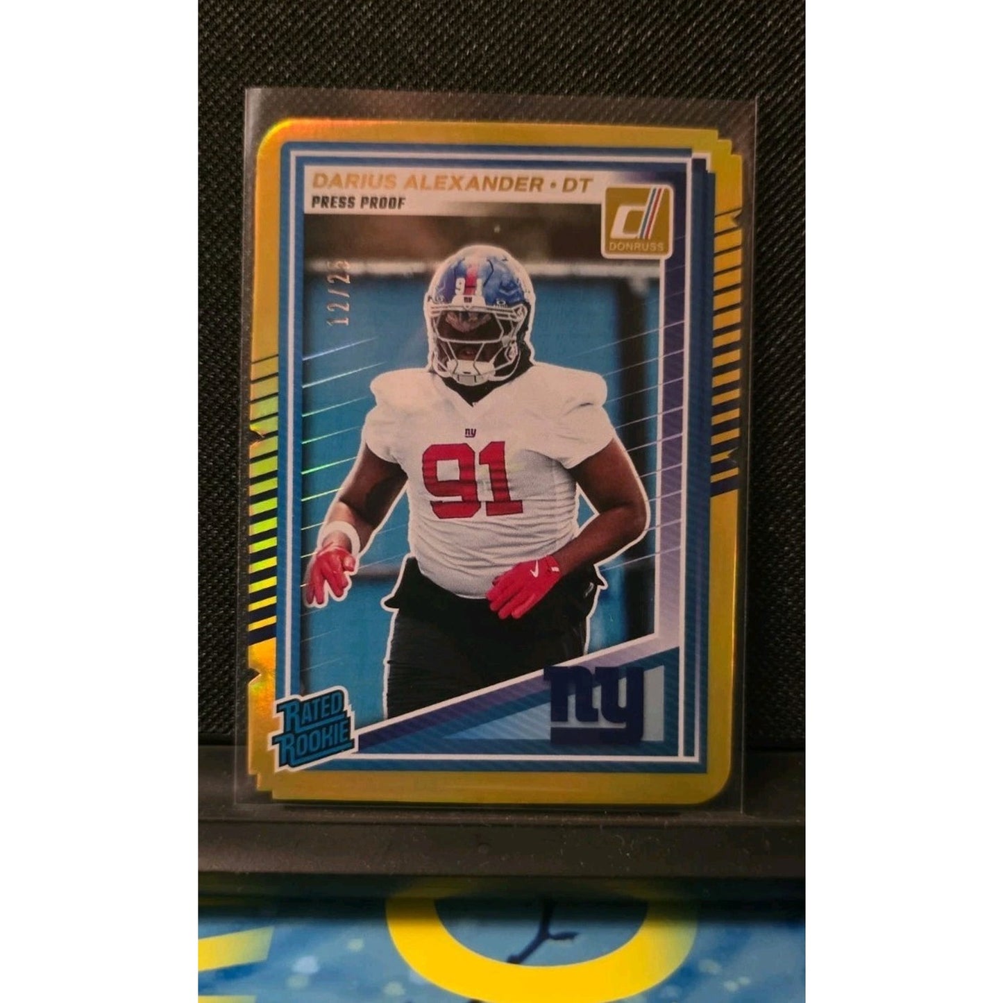 Darius Alexander /25 Rated Rookie Press Proof 2025 Donruss