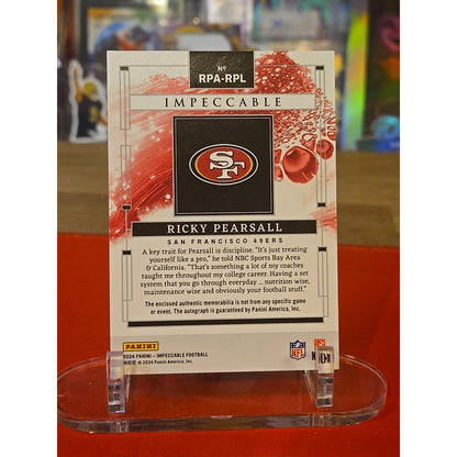 Ricky Pearsall /99 RPA 2024 Panini Impeccable #RPA-RPL