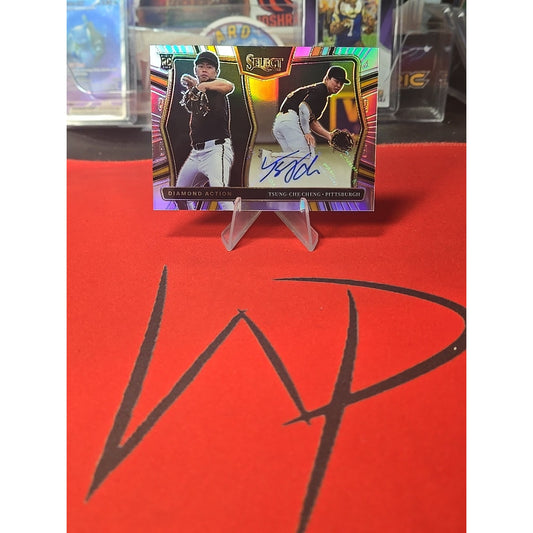 Tsung-Che Cheng 2025 Panini Select Silver Prizm Autograph Auto Pirates