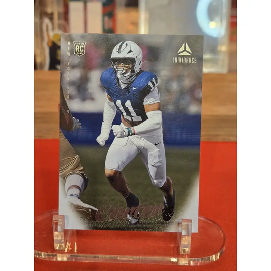 Abdul Carter 2025 Panini Luminance RC Rookie #153 Giants Football Card