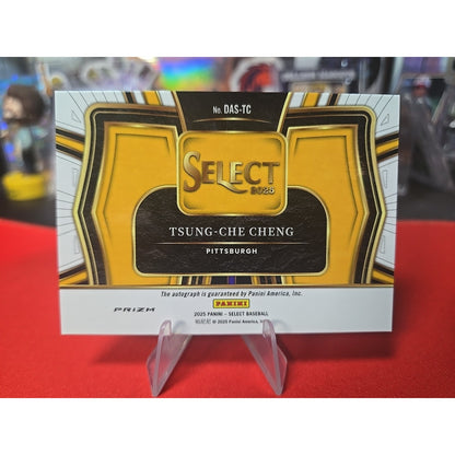Tsung-Che Cheng 2025 Panini Select Silver Prizm Autograph Auto Pirates