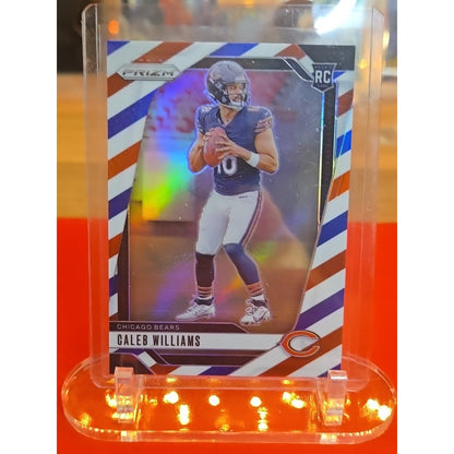 Caleb Williams 2024 Panini Prizm - Rookies #301 Red White & Blue Prizm (RC)