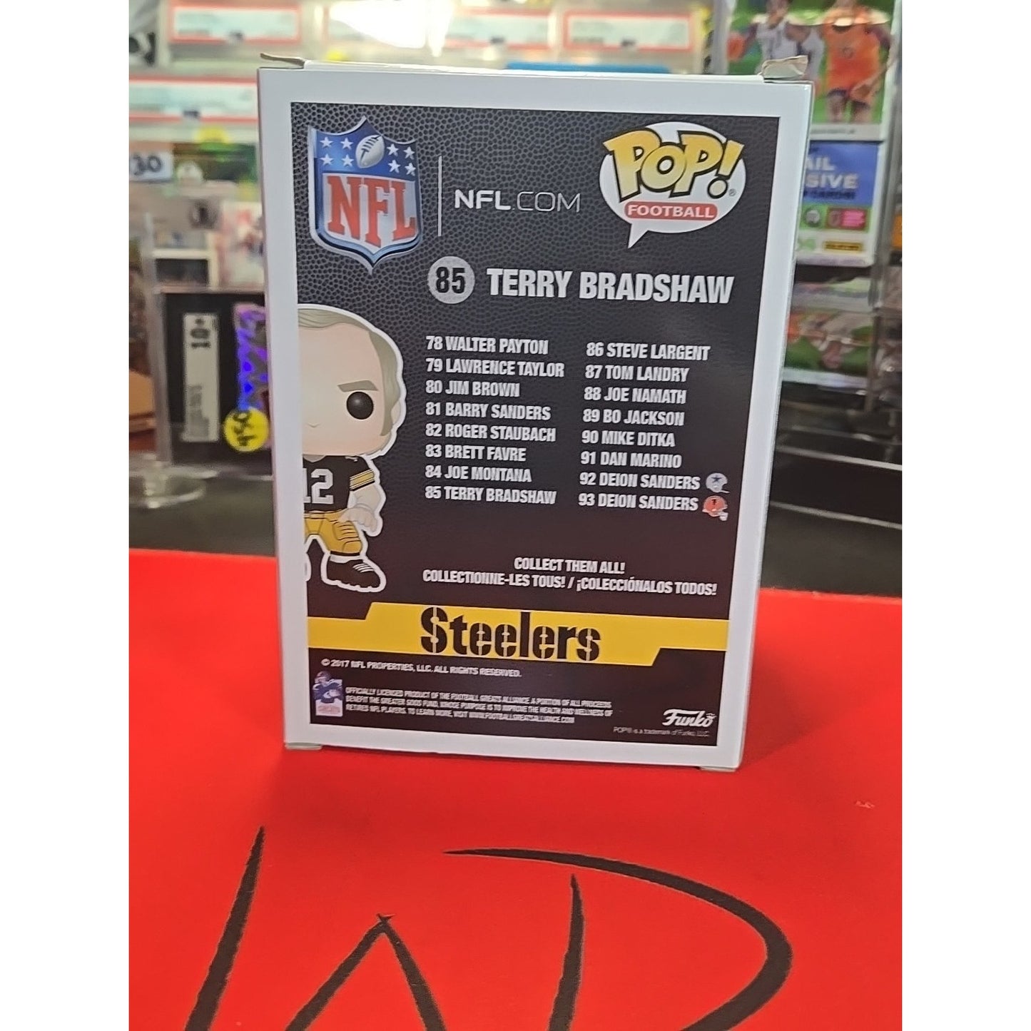 Terry Bradshaw Signed Autograph #85 Steelers Funko Pop Vinyl Figurine Beckett