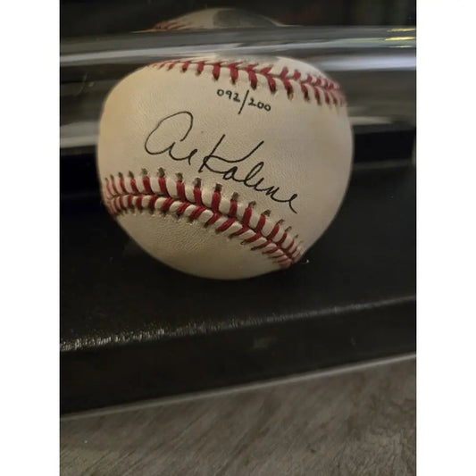 Al Kaline Signed Thumbprint Baseball Limited Edition 92/200 Beckett COA Autographed Baseball
