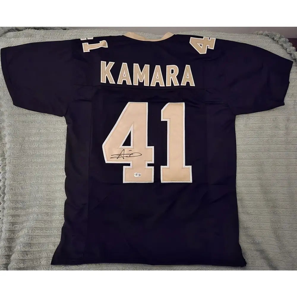 ALVIN KAMARA Autographed Custom Jersey BECKETT CERTIFIED