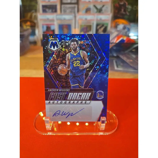 Andrew Wiggins Auto /25 2023 Mosaic FB