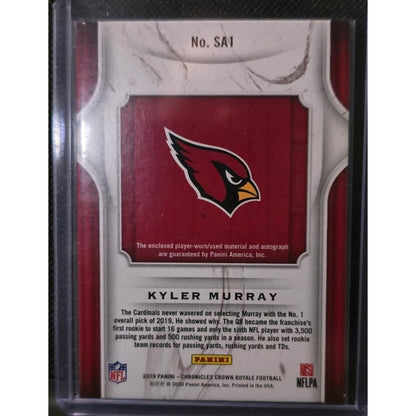 Kyler Murray /49 RPA 2019 Panini Crown Royale Silhouette Autographs #SS1