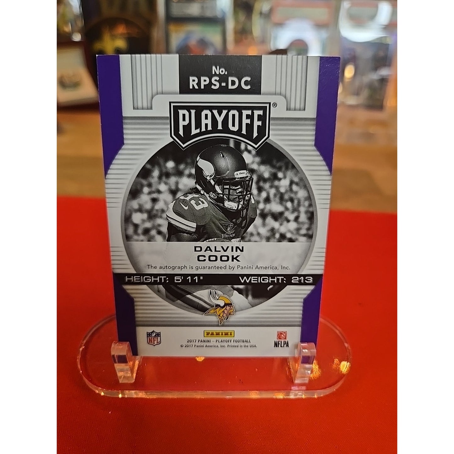 2017 Panini Playoff - Rps Autographs Dalvin Cook #RPS-DC /199 (AU, RC)
