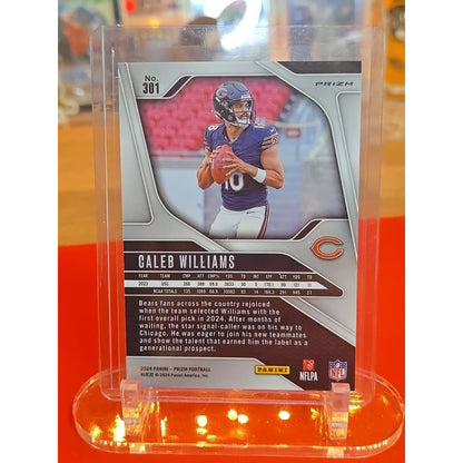Caleb Williams 2024 Panini Prizm - Rookies #301 Red White & Blue Prizm (RC)