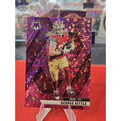 George Kittle /20 2025 Panini Mosaic Pink Disco 49ers FOTL SSP