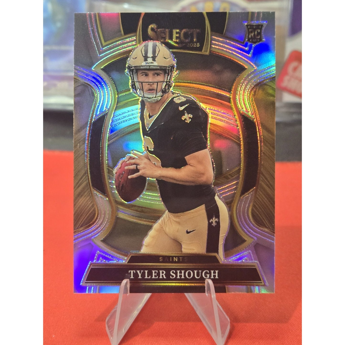 TYLER SHOUGH Rookie 2025 Panini Select Concourse Silver Prizm Saints RC #41